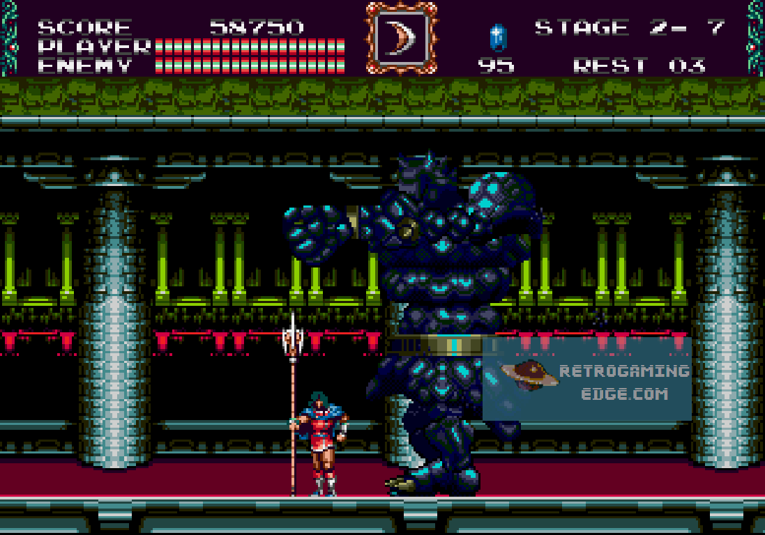 Castlevania: Bloodlines (1994) on Sega Genesis